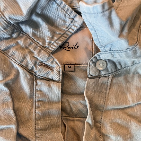 Rails Light Blue chambray dress - Picture 2 of 2